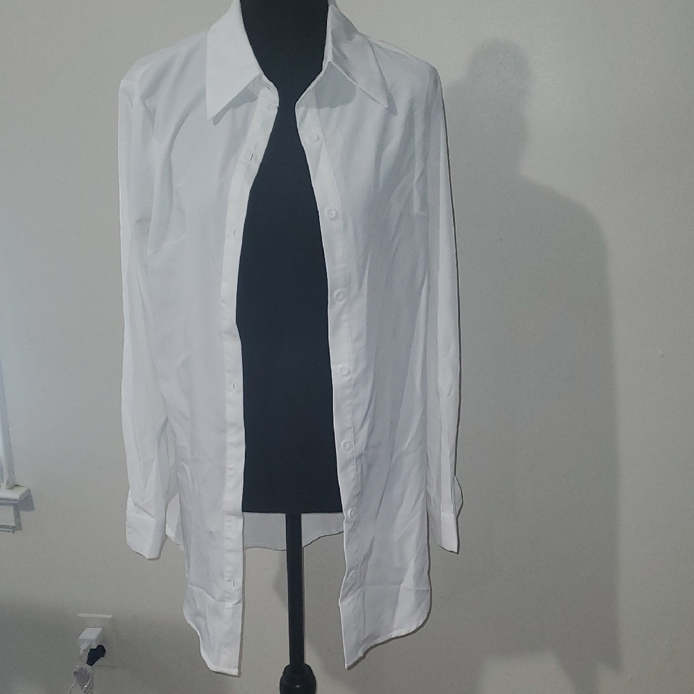 Classic White Women's Blouse